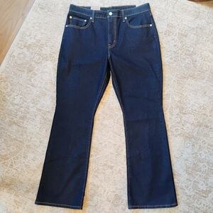 NWT 31 12 Levi's 725 High-Rise Bootcut Dark Wash Denim Blue Jeans NEW